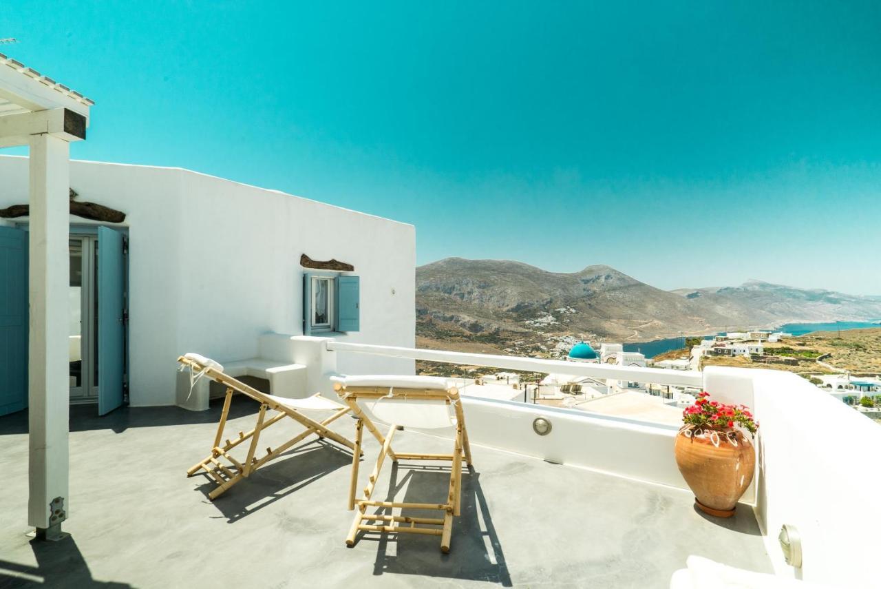 Plori Studios And Apartments Эгиалис Экстерьер фото
